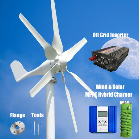 2000W/3000W Wind Turbine Generator Power Supply System Kit