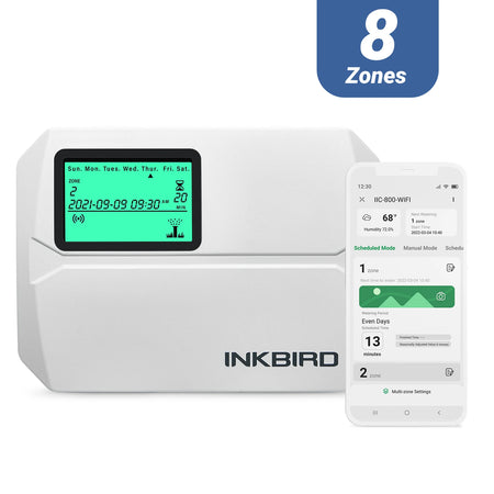 InkBird Garden Irrigation Timer &ndash; Smart WiFi Controller 8-Zones