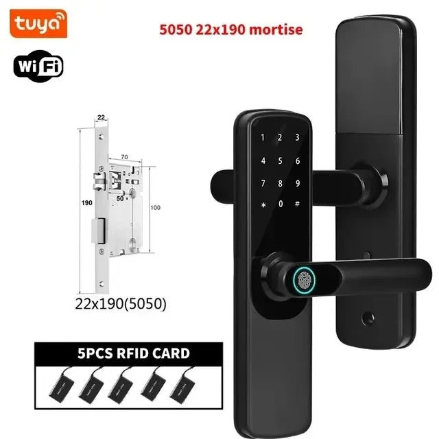 Tuya WiFi Smart Door Lock &ndash; Multiple Unlocking Modes 22x 190