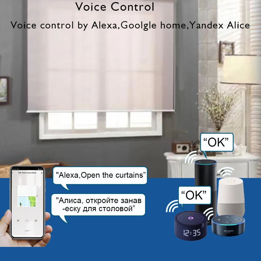 LifeLibero Tuya Zigbee Smart Curtains