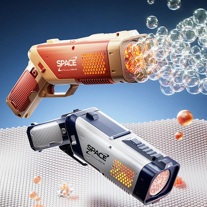2025 Electric Bubble Gun &ndash; Full Automatic Soap Blower for Kids