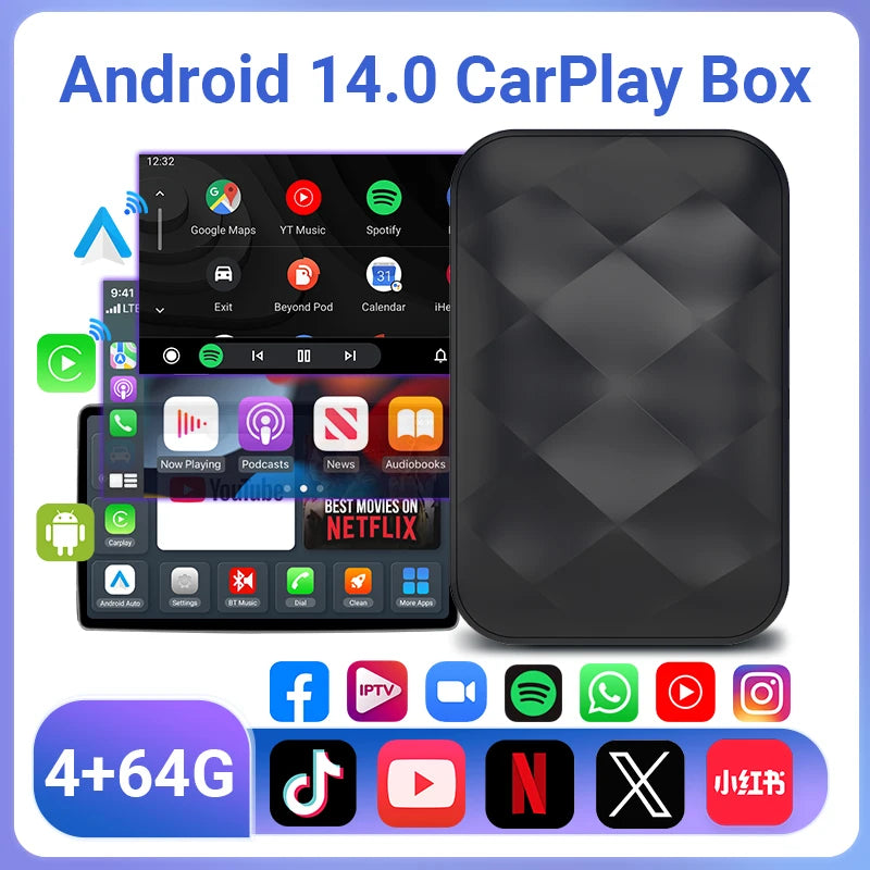 Three In One Android14 CarPlay Dongle &ndash; Plug and Play