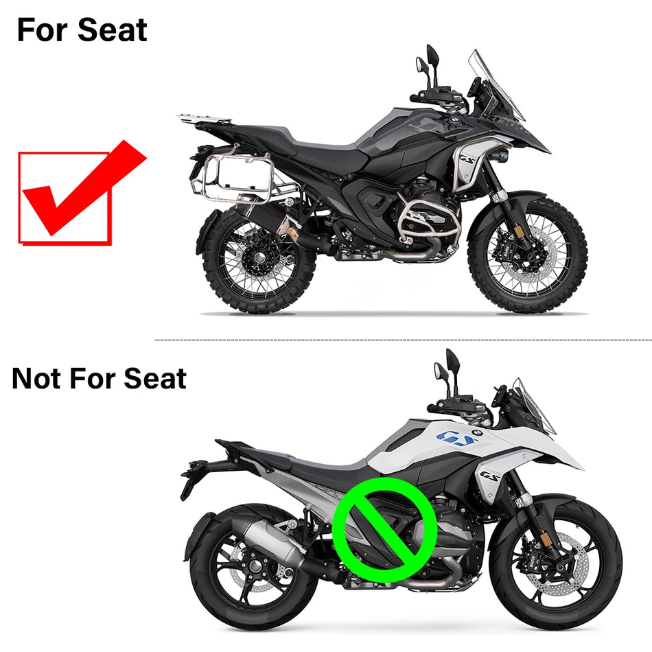 Copertura per sella BMW R1300GS con rete 3D in nylon traspirante a nido d'ape, antiscivolo, facile da installare, resistente