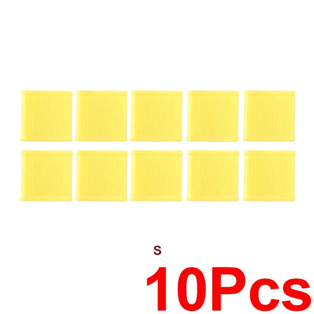 10Pcs Sports Finger Sleeves &ndash; Medical-Certified Silicone Protection Yellow-S-10Pcs / CHINA