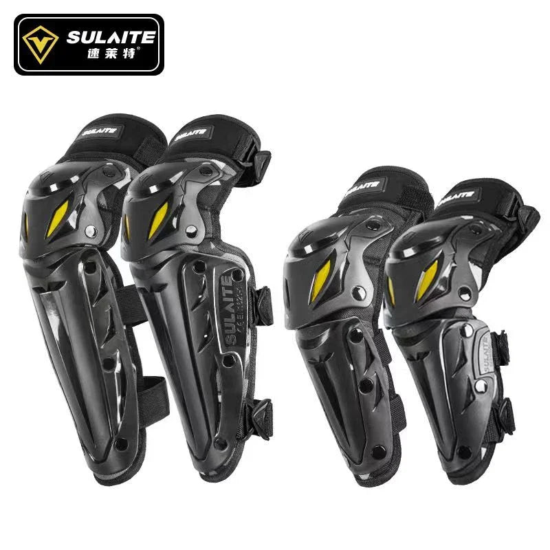 SULAITE Motorcycle Protective Gear Kit: Elbow &amp; Knee Pads Camouflage Suit