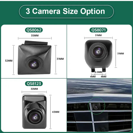 CCD AHD 1080P 1000TVL Vehicle Logo Front View Camera For Mercedes Benz C Class E Class W203 W204 W211 W212 W213 2012-2020 by InterCyprus Trading Ltd