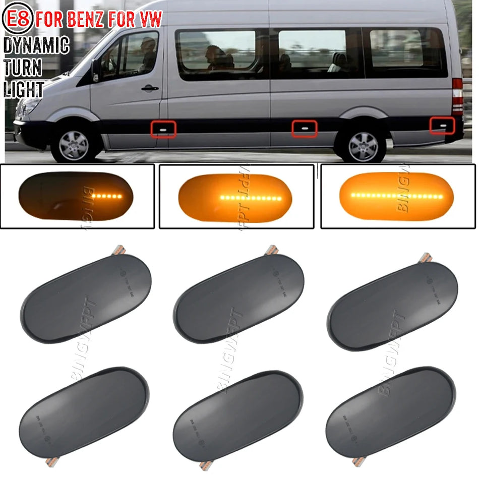 Dinamična LED stranska marker svetilka za Volkswagen Crafter 2006-2016