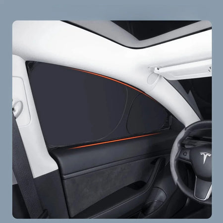 Custom Fit Side Window Sunshade for Tesla Model Y 2024 - UV Protection &amp; Heat Reduction