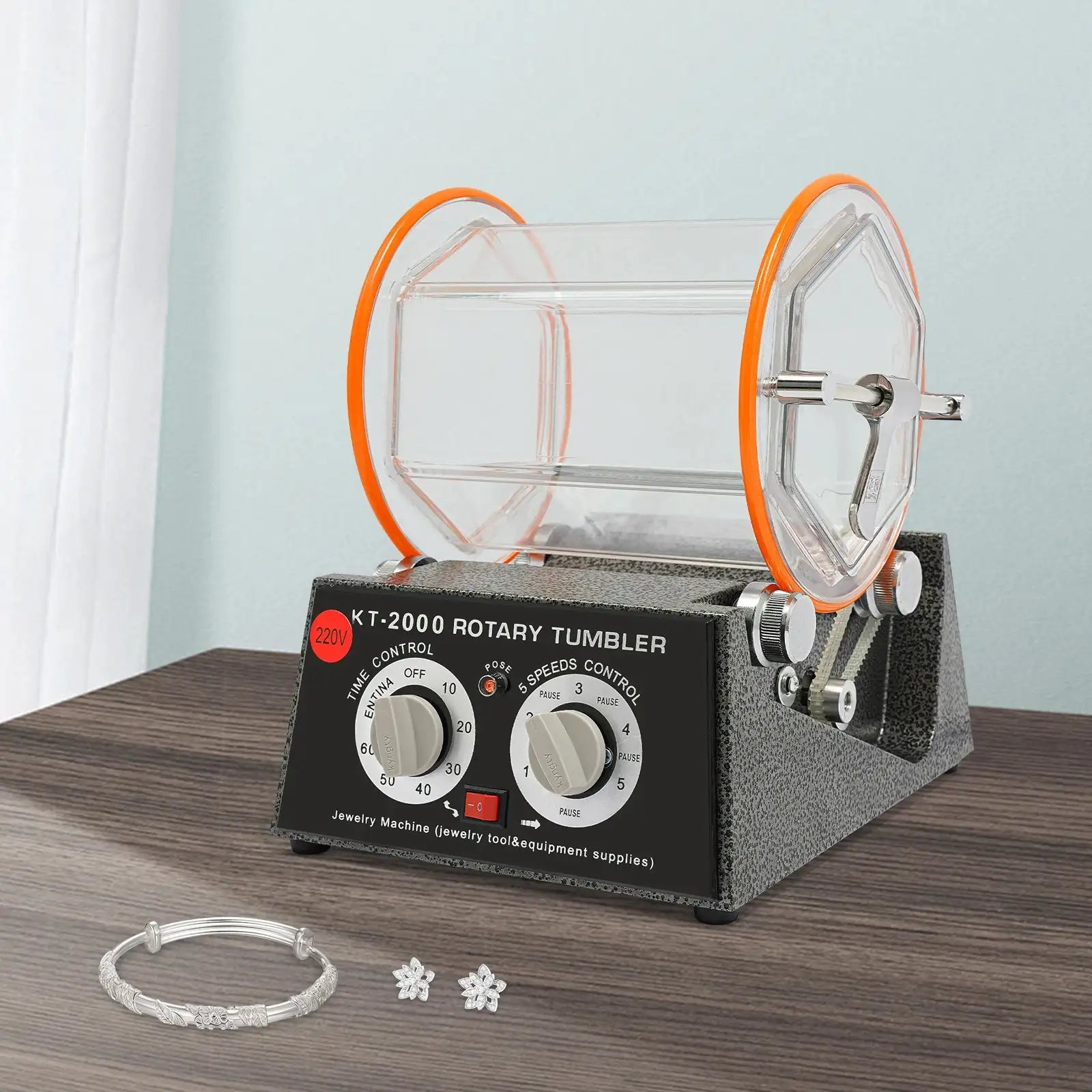 150W Jewelry Polisher &ndash; Timer And Reversible Rotation