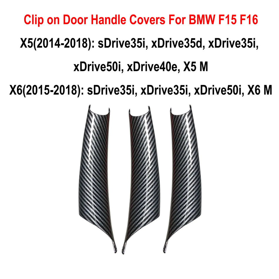 F15 F16 LHD RHD Easy Install Clip On Interior Passenger Door Handle Inside Trim Replacement for BMW X5 X6 F15 F16 2014-2018 by InterCyprus Trading Ltd