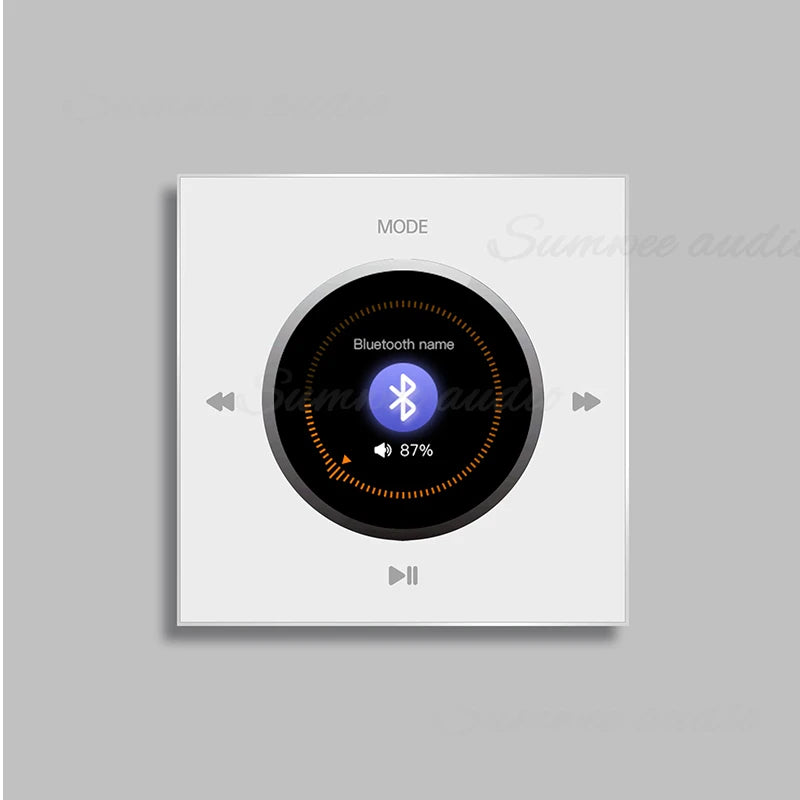 YINLEENCL 86X Mini Bluetooth Wall Amplifier with Ceiling Speaker Set for HiFi Home Theatre WHITE 4X20W