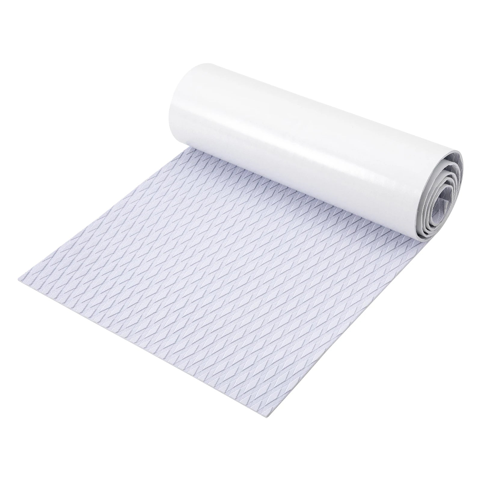 90.55x21.65in Black Grey EVA Boat Mat &ndash; Non-Skid Carpet