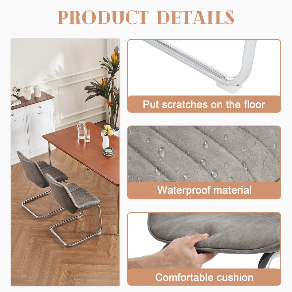 2 kunstnahast toolide komplekt köögi söögituba