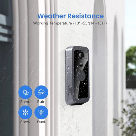 Tuya Smart Wireless Doorbell Camera &ndash; No Monthly Fees