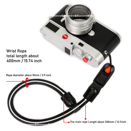 Quick Release Beads Round Rope Camera Strap for Canon, Nikon, Sony &amp; More