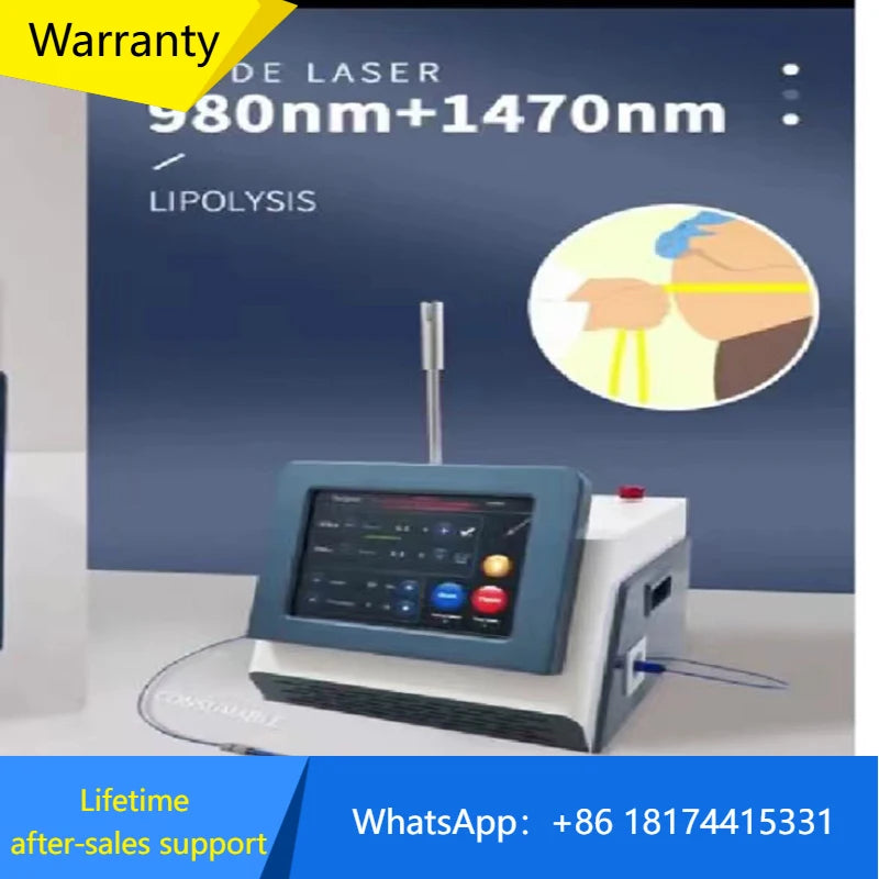 Láser de Diodo de Doble Longitud de Onda 980nm 1470nm K para Estética