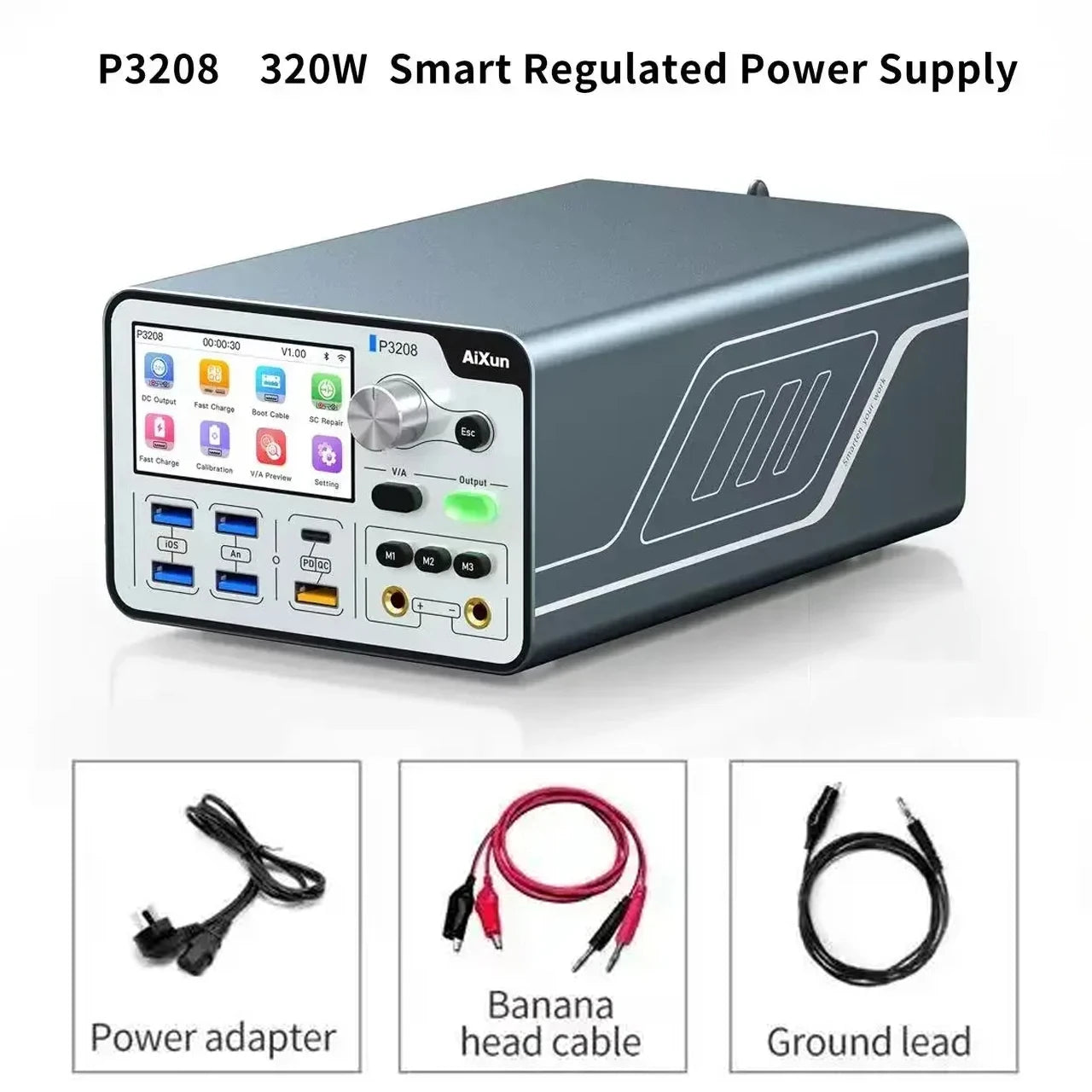Aixun P3208 320W Regulated Power Supply &ndash; One Click Power On P3208 110V