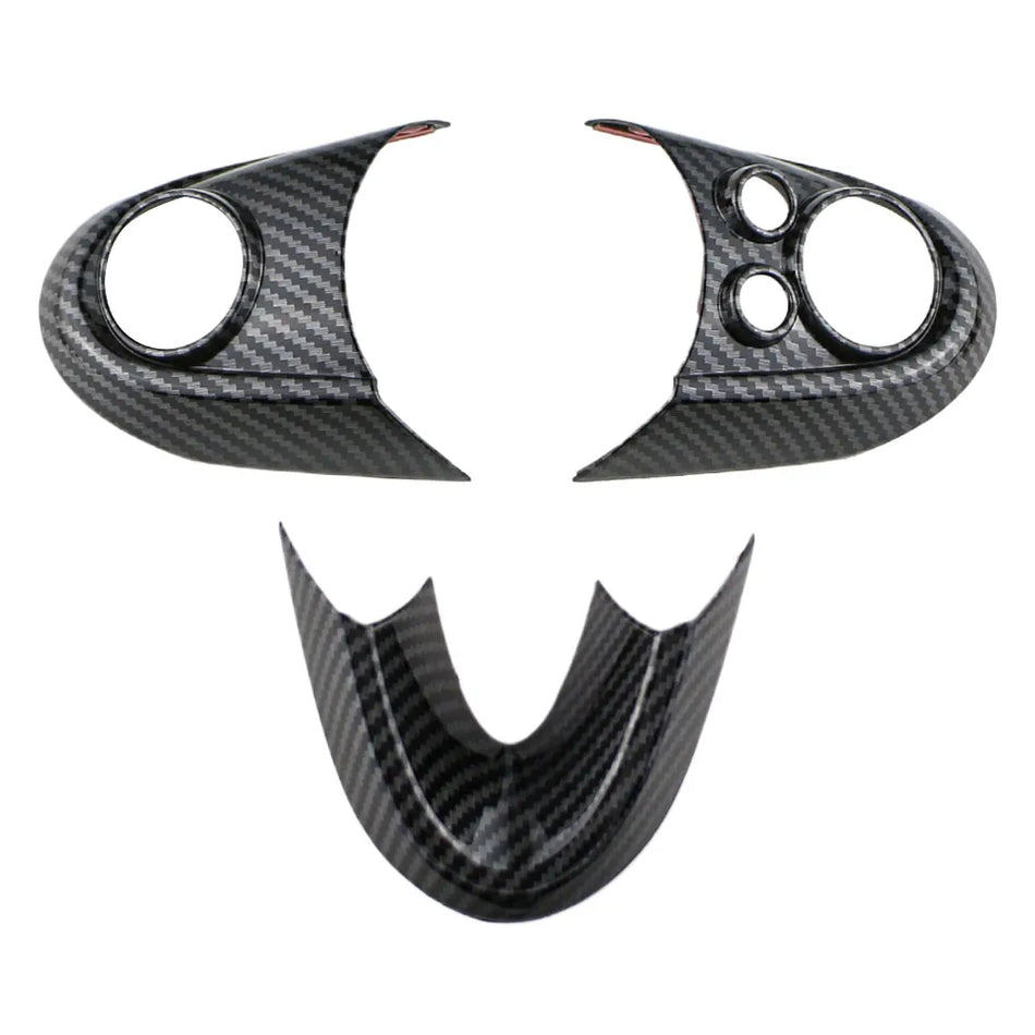 BMW MINI Cooper F54 F55 F56 Steering Wheel Trim Panel Cover, 3 Piece Set