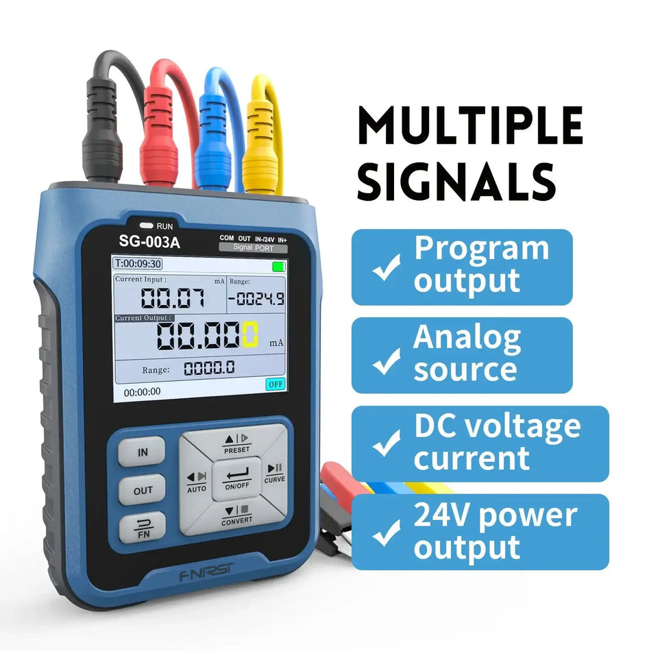 FNIRSI SG-003A 0-10V 4-20mA Signal Simulator Calibrator