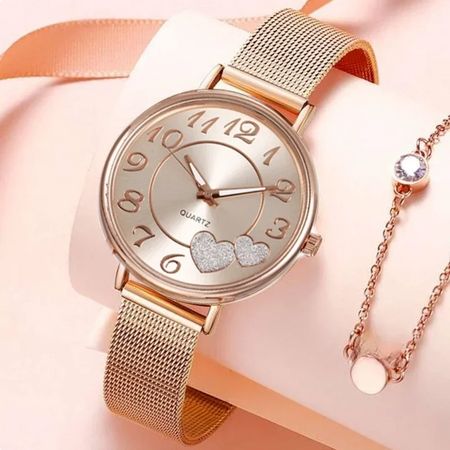 Elegant Rose Gold Love Watch for Women - Stylish &amp; Chic