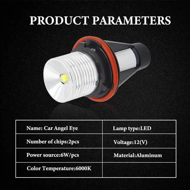 LED Angel Eyes Marker Lights &ndash; Canbus Error Free for BMW E39 E60 M5