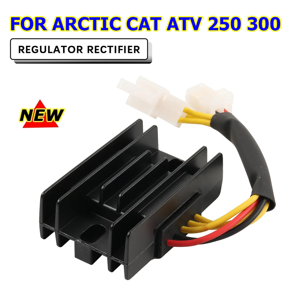 Arctic Cat ATV 250/300 Spänningsregulator Likriktare, Kraftig Metall och Plast, Stabiliserar Spänning