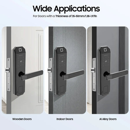 Smart Door Lock Zinc Alloy Keypad Lock &ndash; Anti-Peep Design