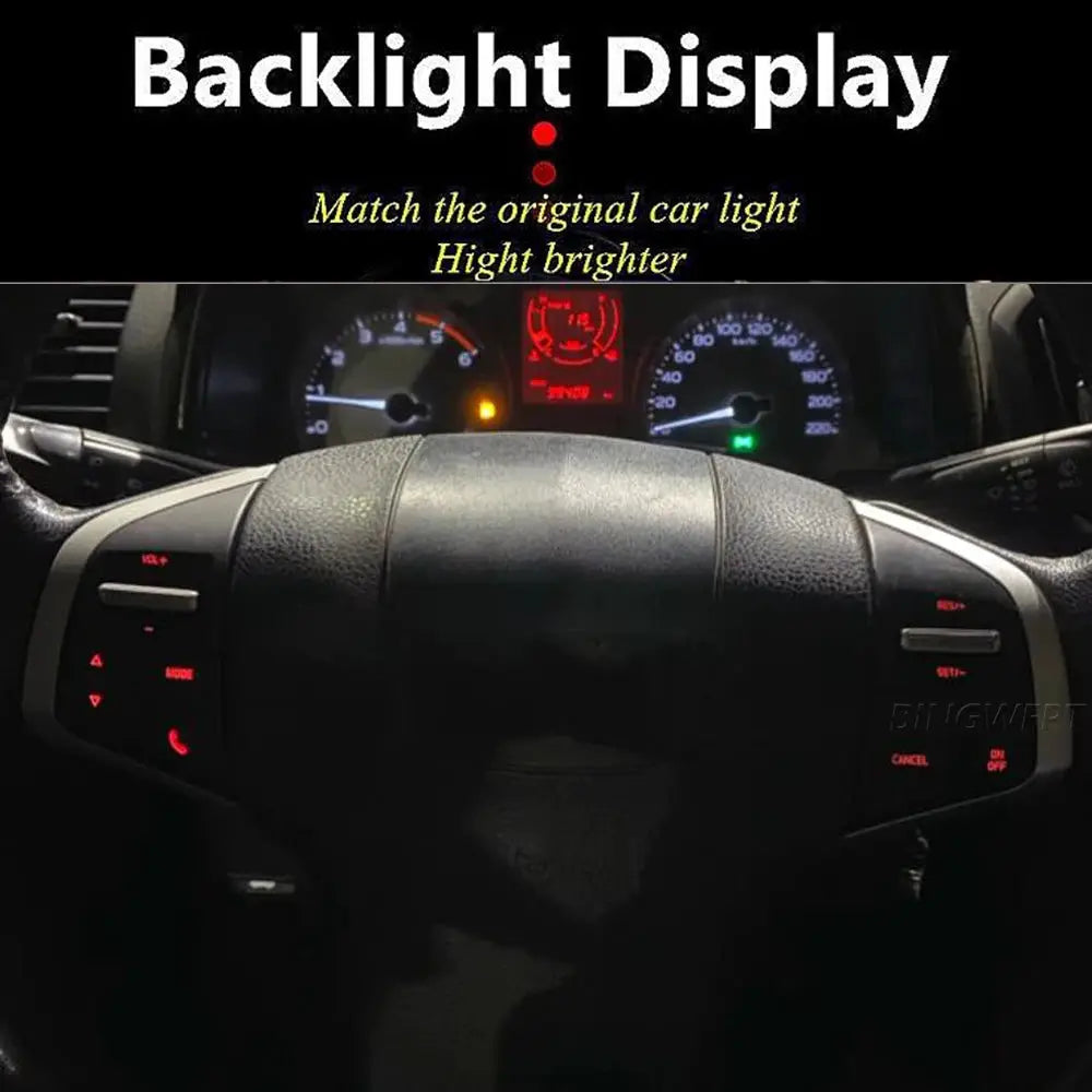 Multifunction Steering Wheel Switch Audio Volume Music Media Telephone Control Buttons For Isuzu D-Max 2015 2016 2017 2018 DMAX by InterCyprus Trading Ltd
