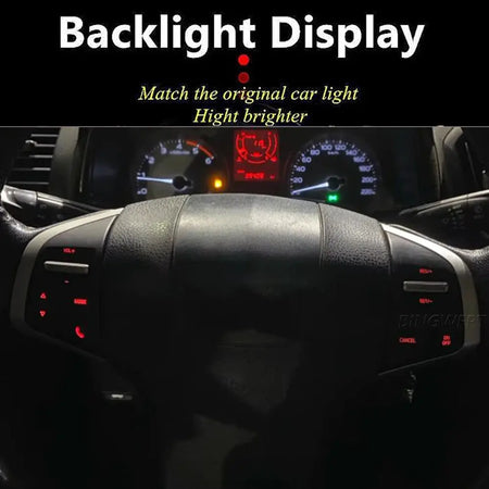 Multifunction Steering Wheel Switch Audio Volume Music Media Telephone Control Buttons For Isuzu D-Max 2015 2016 2017 2018 DMAX by InterCyprus Trading Ltd