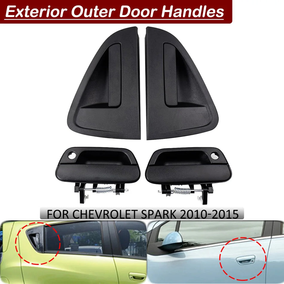 Manijas Exteriores de Puertas para Chevrolet Spark Delante y Detrás 2010-2015