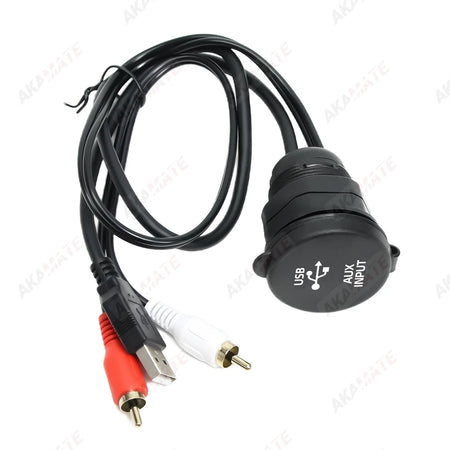 42cm AUX USB Extension Cable - Waterproof Car Radio