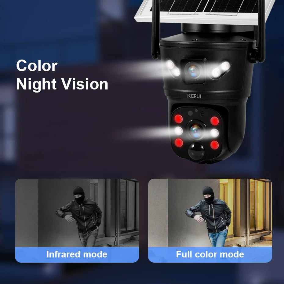 KERUI 6MP Solar Security Camera