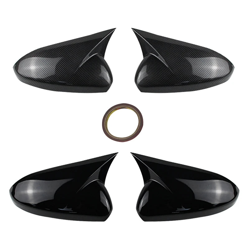 Veidrodžio dangtelis Chevrolet Cruze 2008–2016 blizgaus juodo