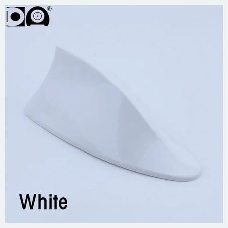 Universal Shark Fin Antenna &ndash; Enhanced FM/AM Radio Signal White
