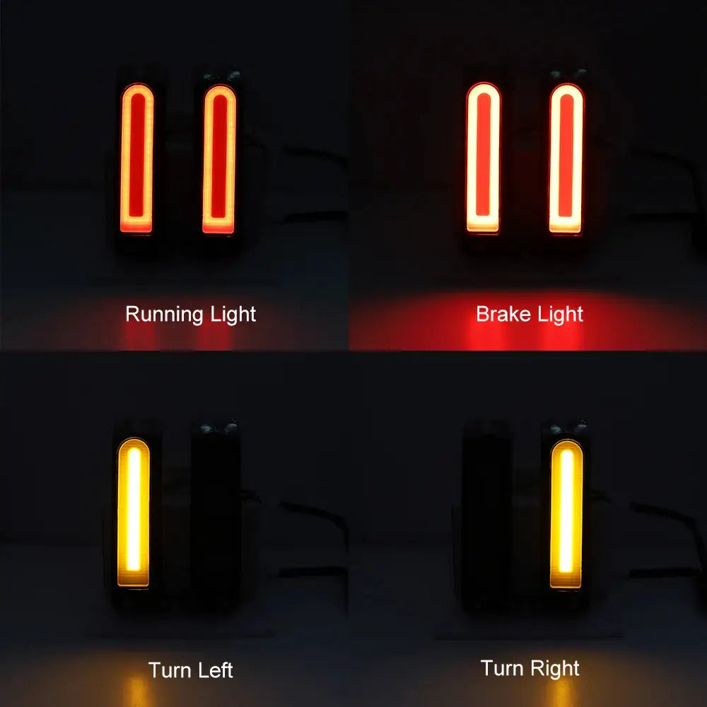LED Yellow Turn Signal Lights Saddlebag Brake Tail Light for Road Glide FLHTCU FLHTCUL FLHTK FLHTKL FLTRU 2014-2022 by InterCyprus Trading Ltd