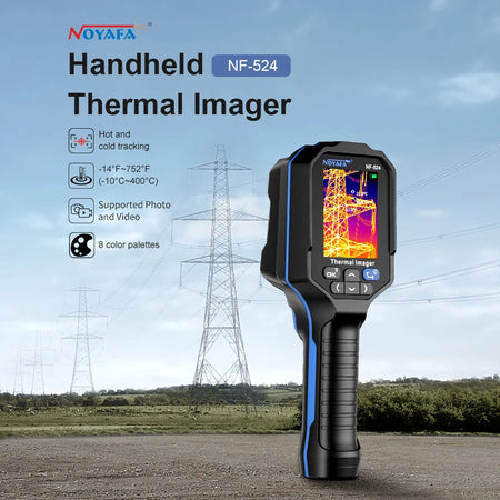 NOYAFA NF-524 Handheld Thermal Imager Camera - 120x90 Infrared Tester for PCB Circuit and Temperature Inspection