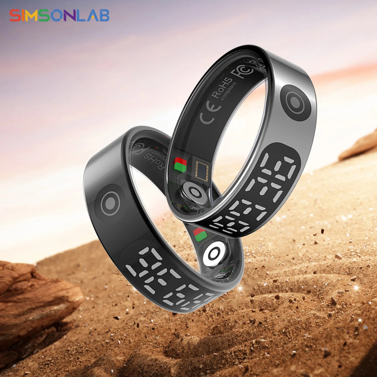 2025 Smart Ring Waterproof 5ATM | Health, Heart Rate, Sleep Monitoring