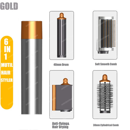 SenCiciMen X9 &ndash; Versatile 6 in 1 Hair Styling Solution Glod4 / EU