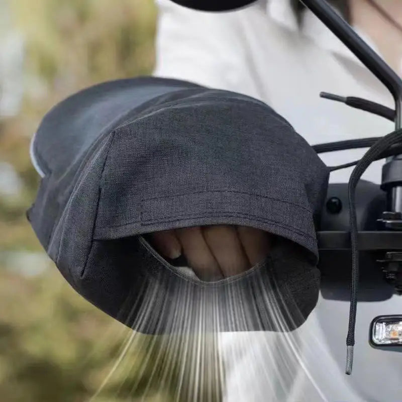 Bigsweety Waterproof Motorcycle Handlebar Gloves with Sun Protection