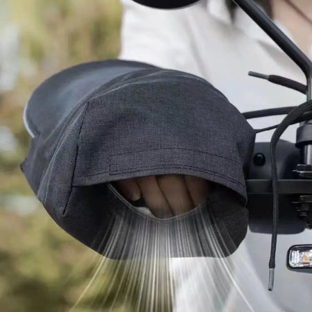 Bigsweety Waterproof Motorcycle Handlebar Gloves with Sun Protection