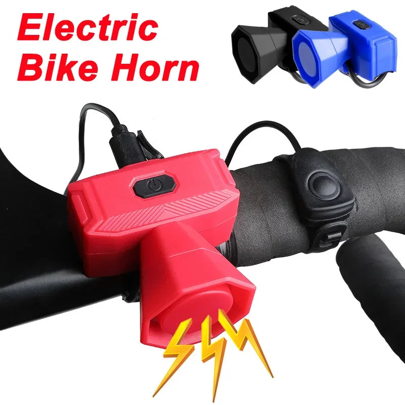 Fietsbel Alarm 120dB Waterdicht met USB Type C Opladen