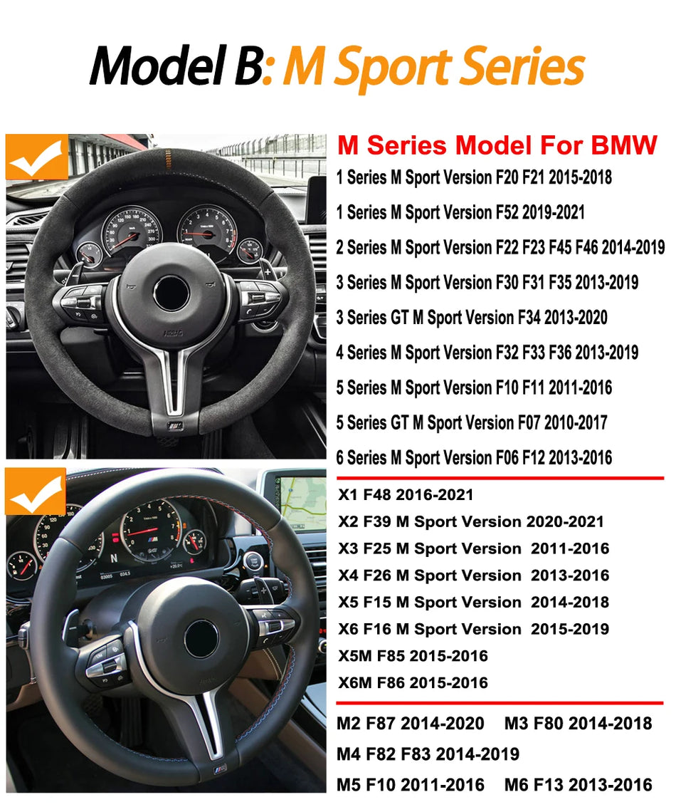 Σετ κουμπιών τιμονιού για BMW M Σειρά M Sport F Σειρά PC και ABS με φινίρισμα από καουτσούκ