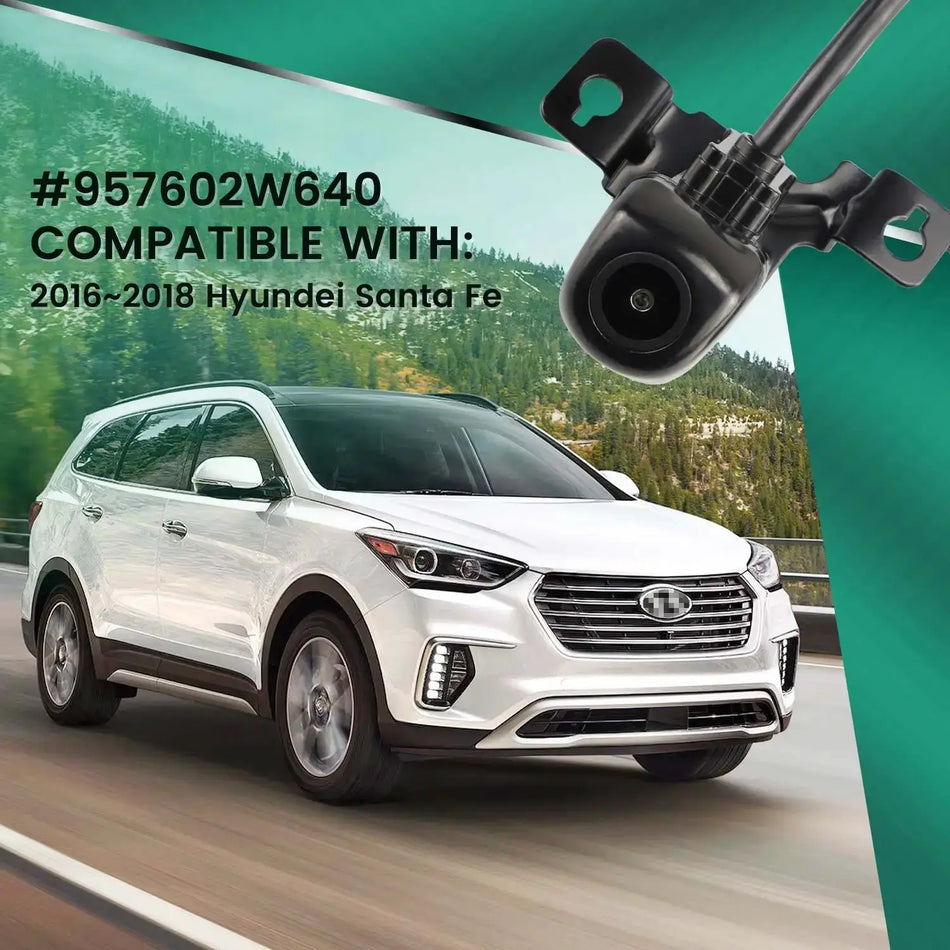 Rear View Reverse Camera 960P For Hyundai Santa Fe 2016 2018 by InterCyprus Trading Ltd