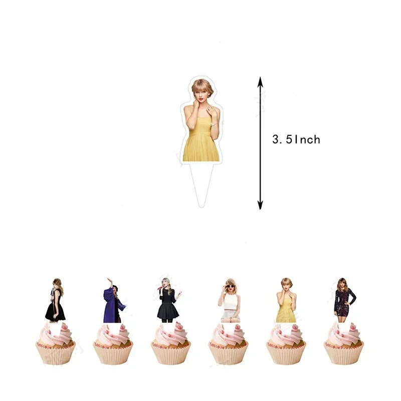 Singer Swift Themed Birthday Party Decoration Set for Kids