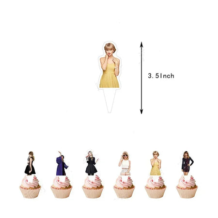 Singer Swift Themed Birthday Party Decoration Set for Kids