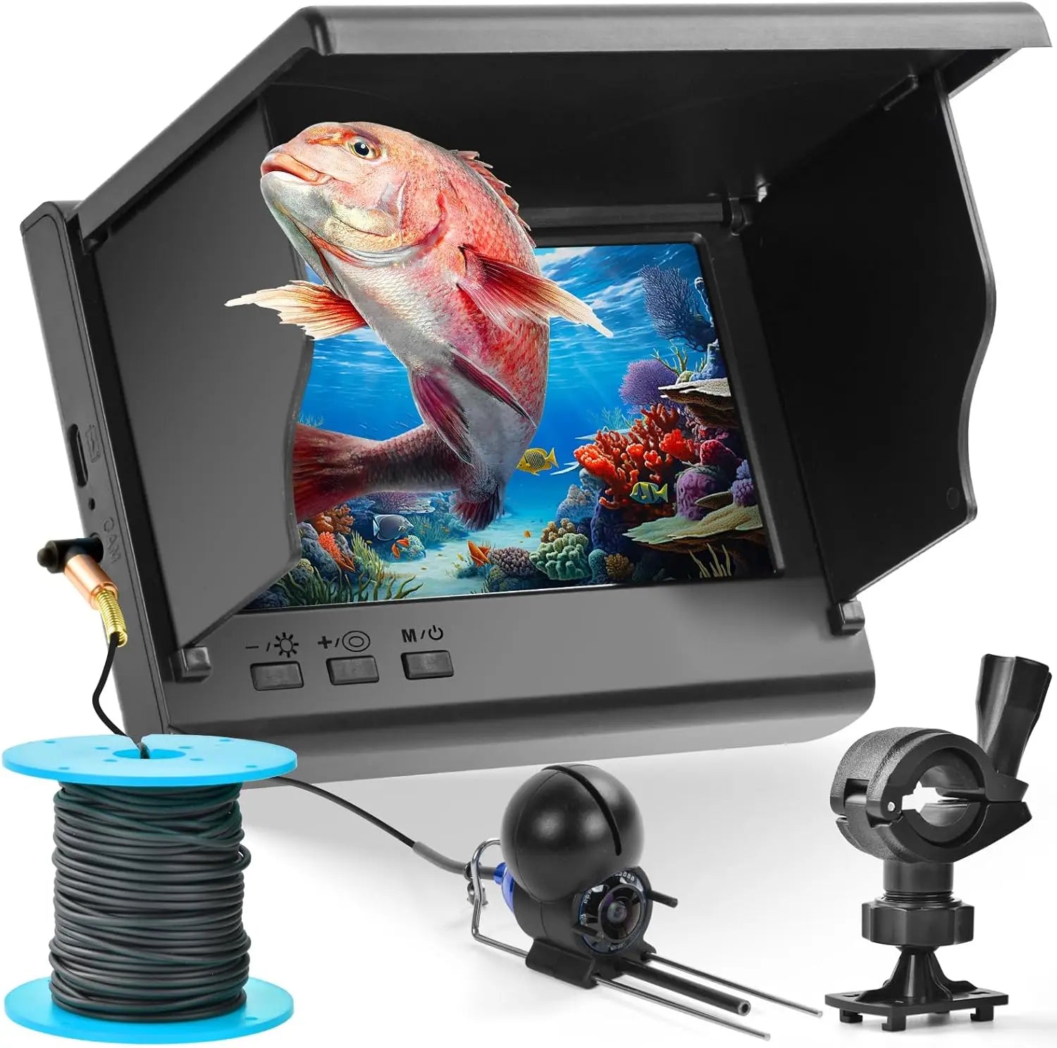 4.3-inch Fish Finder Camera with Infrared Night Vision &amp; IPS Display Default Title