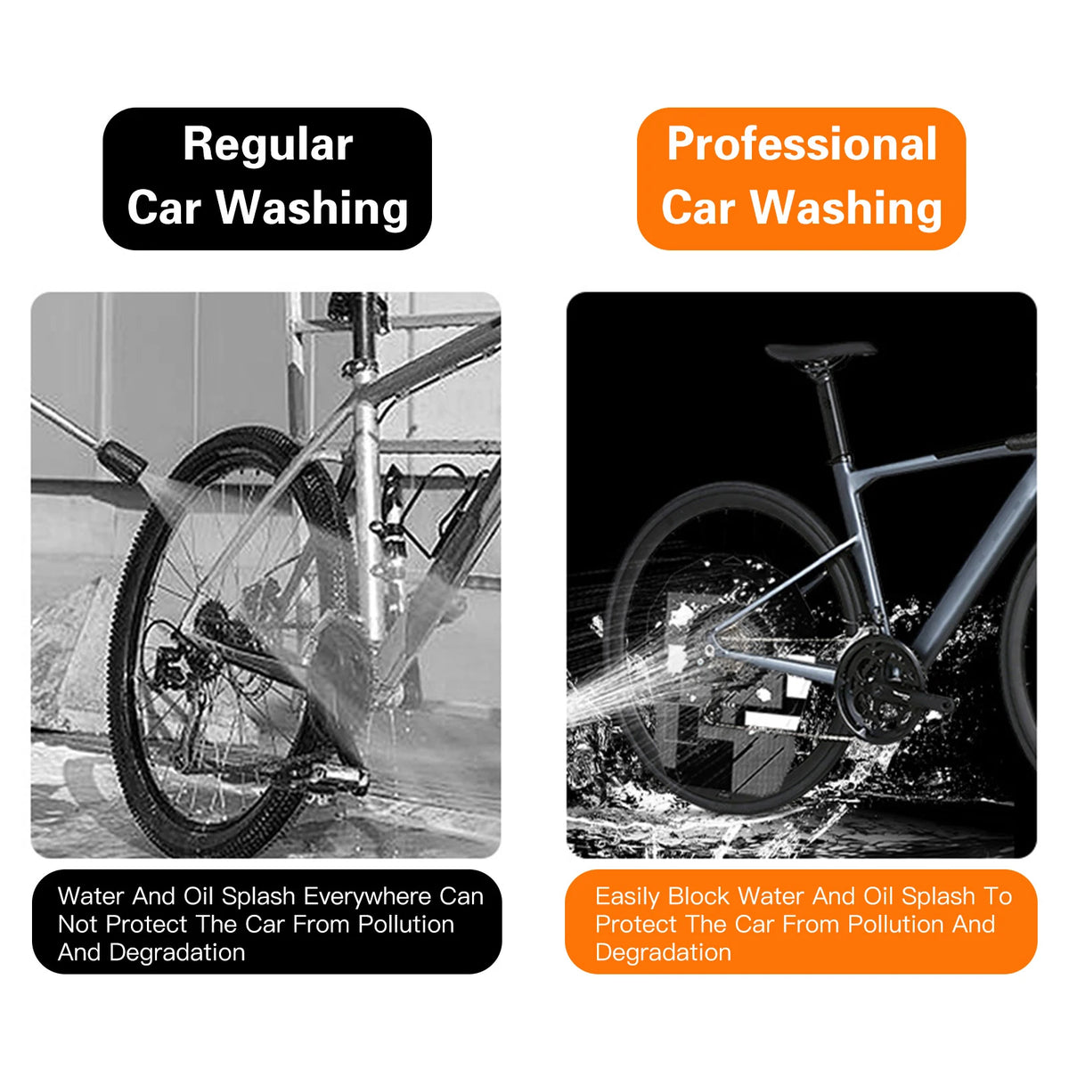 Bike Washing Cover Disc Brake Protector &ndash; Oil Proof Shield