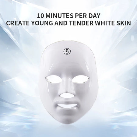 Wireless 7 Colors LED Facial Mask &ndash; Red Light Therapy