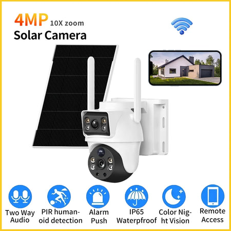 V380 8MP Dual Lens Outdoor Camera