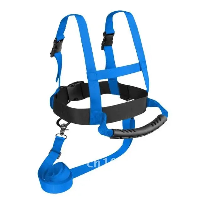 2025 Harness Ski Snowboard Training Harness &ndash; Removable Rope Blue / With bag